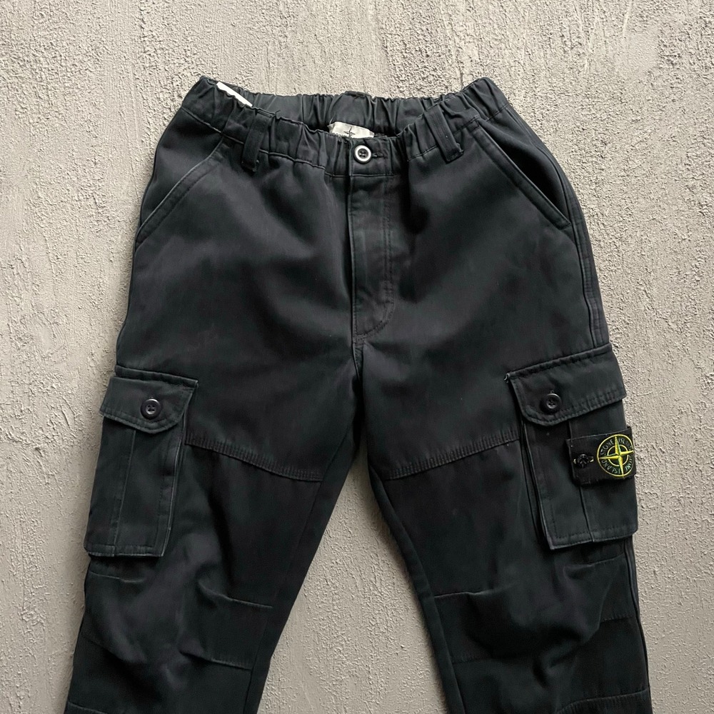 Stone Island Cargo Pants Men Size 30 Black